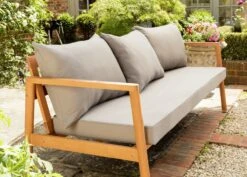 Habitat Hanson 5 Seater Wooden Garden Sofa Set - Grey -Home Sales Store 9573466 R Z006C