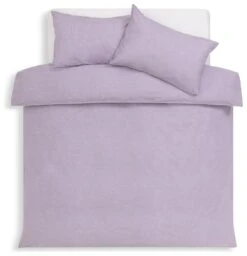 Habitat Reset Cotton Textured Print Lilac Bedding Set-Single -Home Sales Store 9575354 R Z003A