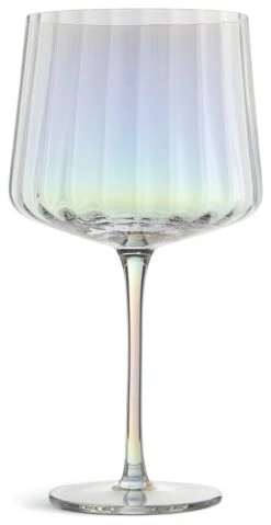 Habitat Iridescent Lustre Fluted Set Of 4 Gin Glass -Home Sales Store 9576638 R Z002A