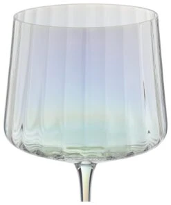 Habitat Iridescent Lustre Fluted Set Of 4 Gin Glass -Home Sales Store 9576638 R Z003A
