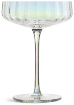 Habitat Iridescent Lustre Fluted Set Of 4 Gin Glass -Home Sales Store 9576638 R Z004A