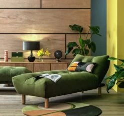 Habitat Kota Fabric Corner Chaise Sofa Bed - Green -Home Sales Store 9576896 R Z001C