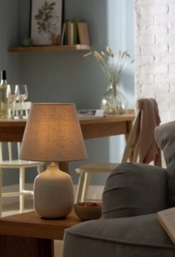 Habitat Aquilla Ceramic Table Lamp - Cream & Beige -Home Sales Store 9578636 R Z002C