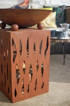 La Hacienda Aged Effect Fire Bowl -Home Sales Store 9578760 R Z004A