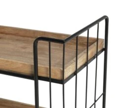 Habitat Kai Wood Drinks Trolley - Black & Mango 13 Habitat Kai Wood Drinks Trolley - Black & Mango -Home Sales Store 9579271 R Z005A