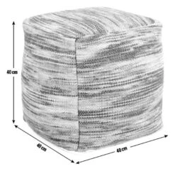 Kaikoo Retba Wool Footstool -Home Sales Store 9580947 R E001