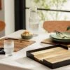 Habitat Set Of 4 Wooden Placemats With Tray -Home Sales Store 9581317 R Z001A