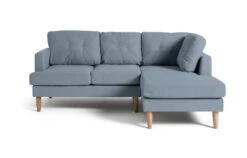 Habitat Joshua Fabric Right Hand Corner Chaise Sofa - Blue -Home Sales Store 9581812 R Z003A