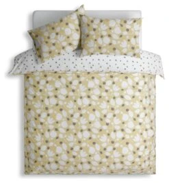 Habitat Scandi Floral Yellow & White Bedding Set - Single -Home Sales Store 9584455 R Z002A