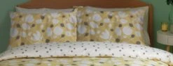 Habitat Scandi Floral Yellow & White Bedding Set - Single -Home Sales Store 9584455 R Z003A