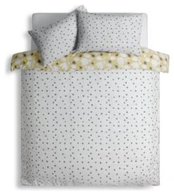 Habitat Scandi Floral Yellow & White Bedding Set - Single -Home Sales Store 9584455 R Z004A