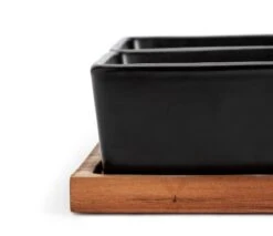 Habitat Stoneware Multiserve - Black -Home Sales Store 9585832 R Z002A