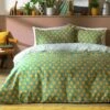 Habitat Sunburst Geo Green & Mustard Bedding Set - Single -Home Sales Store 9588042 R Z001C