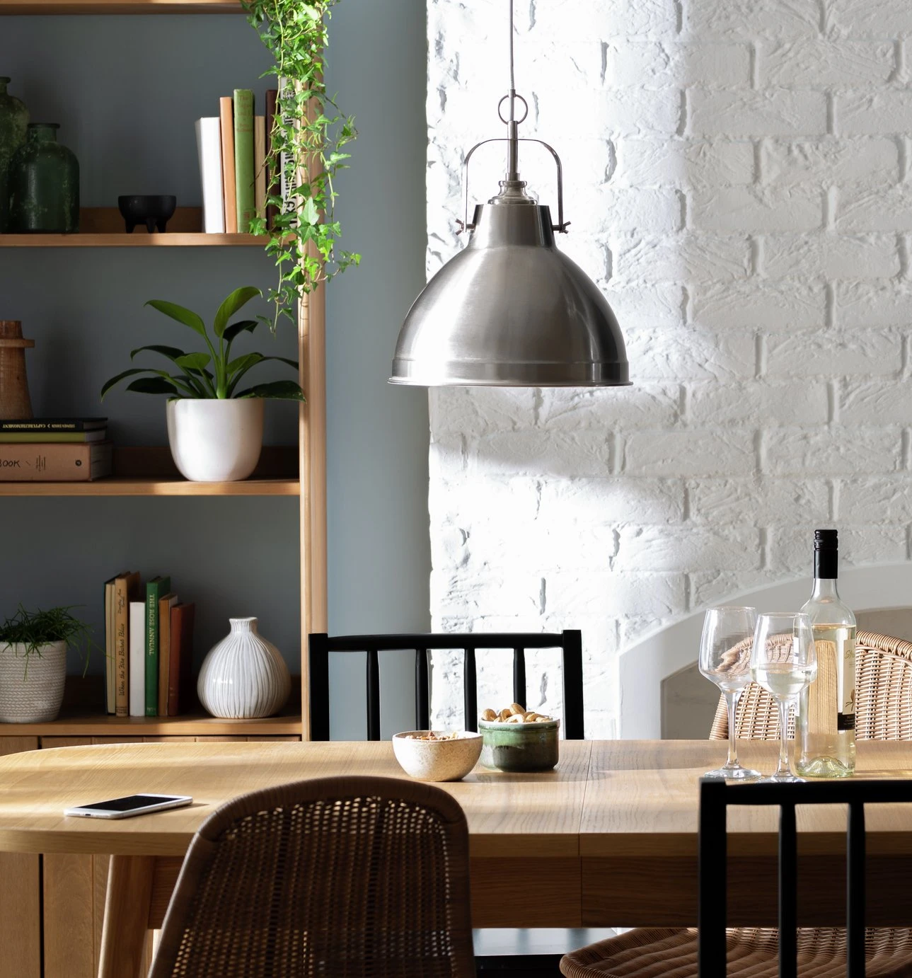 Habitat Cetus Fisherman Pendant - Satin Nickel 3 Habitat Cetus Fisherman Pendant - Satin Nickel