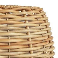 Habitat Round Rattan Planter - Natural 8 Habitat Round Rattan Planter - Natural -Home Sales Store 9591840 R Z004A