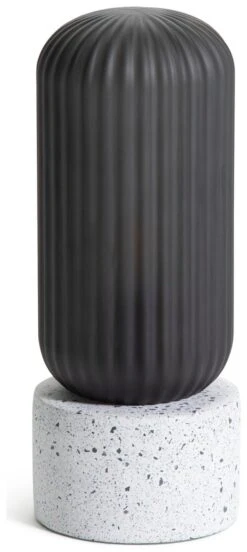 Habitat Rallie Smoked Glass Terrazzo Table Lamp – Grey -Home Sales Store 9595396 R Z001C