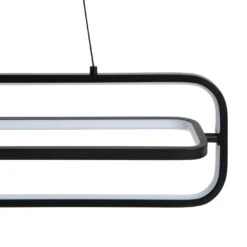 Habitat Metal LED Bar Pendant Light - Black 11 Habitat Metal LED Bar Pendant Light - Black -Home Sales Store 9597428 R Z002A
