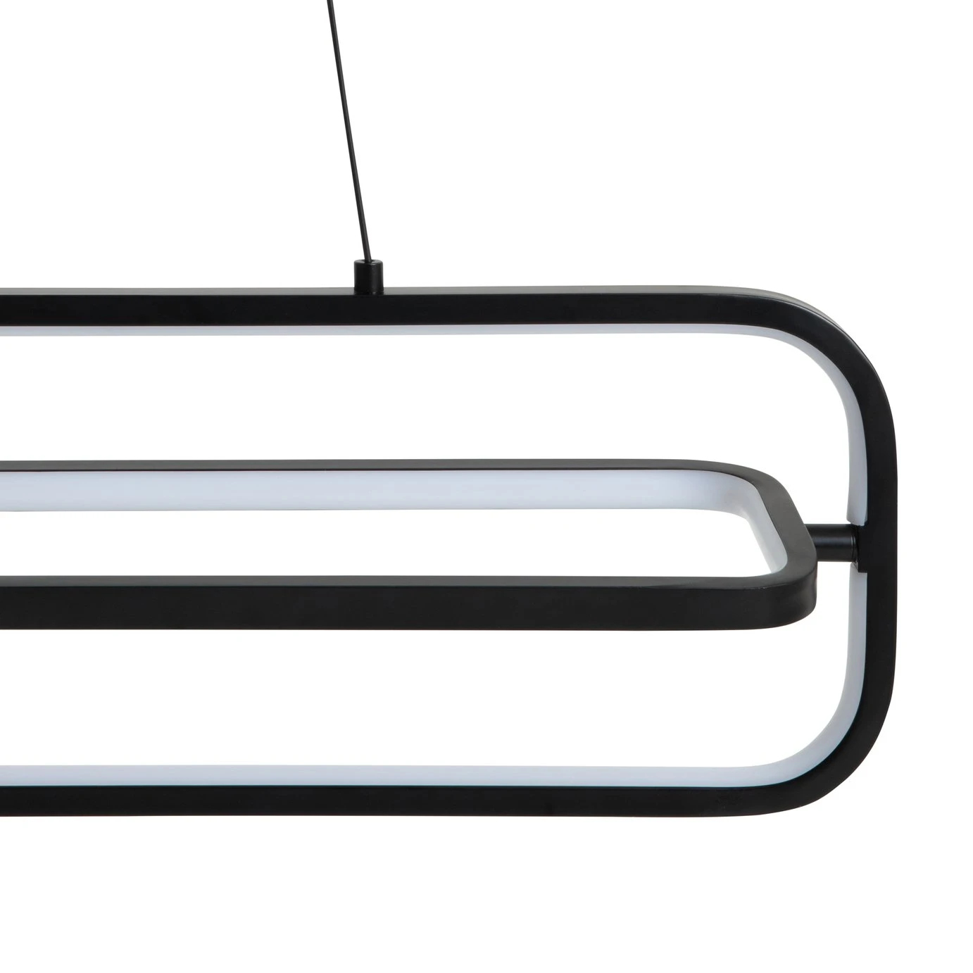 Habitat Metal LED Bar Pendant Light - Black 6 Habitat Metal LED Bar Pendant Light - Black - Image 4