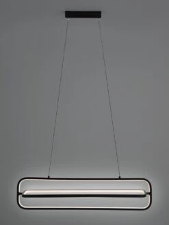 Habitat Metal LED Bar Pendant Light - Black 13 Habitat Metal LED Bar Pendant Light - Black -Home Sales Store 9597428 R Z002C