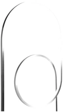 Habitat Pill LED Floor Lamp - Brushed Chrome -Home Sales Store 9597806 R Z006A