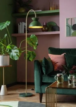 Habitat Dasni Floor Lamp - Marble & Brass -Home Sales Store 9598867 R Z002C