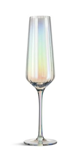 Habitat Iridescent Lustre Set Of 4 Champagne Flute -Home Sales Store 9600102 R Z002A