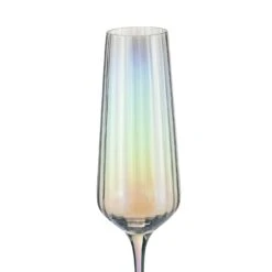 Habitat Iridescent Lustre Set Of 4 Champagne Flute -Home Sales Store 9600102 R Z003A