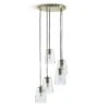 Habitat Webb 5 Light Cluster Pendant - Glass & Brass 1 Habitat Webb 5 Light Cluster Pendant - Glass & Brass -Home Sales Store 9600573 R Z001A