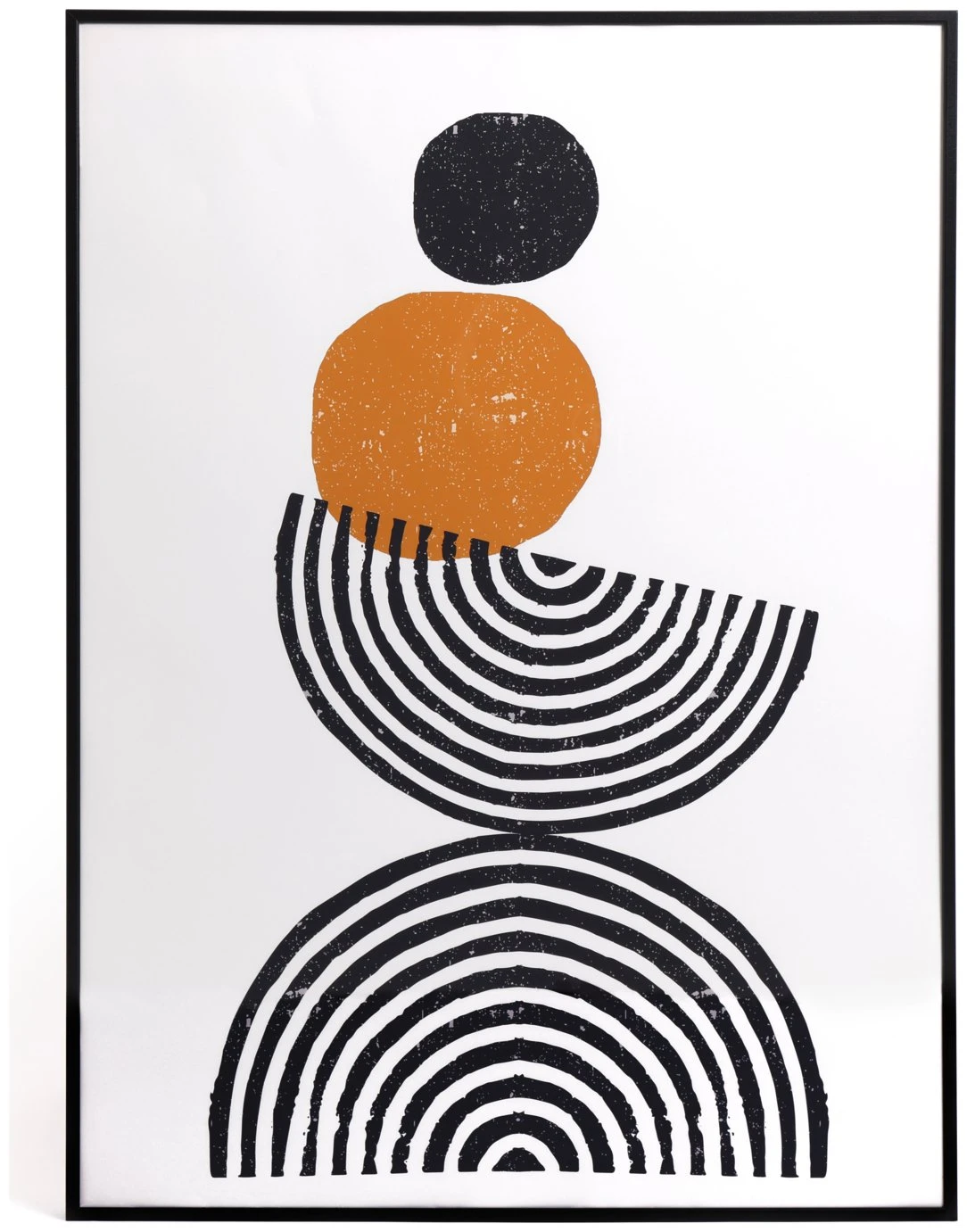 Habitat Abstract Print Framed Wall Art - 50x70cm 3 Habitat Abstract Print Framed Wall Art - 50x70cm