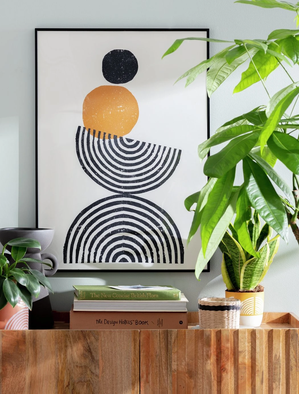 Habitat Abstract Print Framed Wall Art - 50x70cm 4 Habitat Abstract Print Framed Wall Art - 50x70cm - Image 2