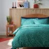 Habitat Emerald Brush Strokes Green Bedding Set - Single -Home Sales Store 9602382 R Z001A