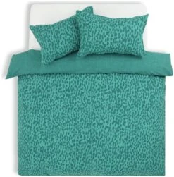 Habitat Emerald Brush Strokes Green Bedding Set - Single -Home Sales Store 9602382 R Z002A