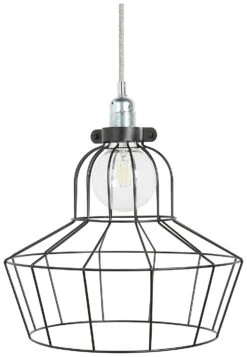 Habitat Indus Large Country Wire Shade - Black -Home Sales Store 9602928 R Z001C