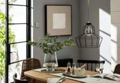 Habitat Indus Large Country Wire Shade - Black -Home Sales Store 9602928 R Z002C