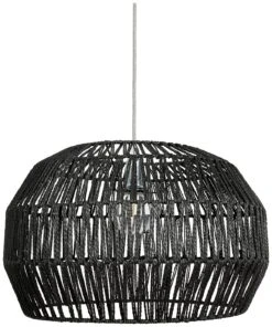Habitat Neda Rope 55cm Shade - Black -Home Sales Store 9604359 R Z001C