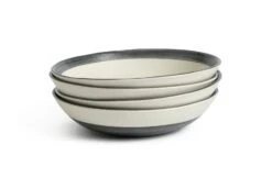Habitat Stripe 4 Piece Stoneware Pasta Bowl - Blue -Home Sales Store 9605554 R Z002A