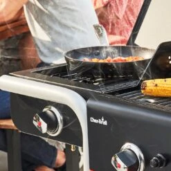 Char-Broil 4 Burner Gas And Charcoal BBQ 18 Char-Broil 4 Burner Gas And Charcoal BBQ -Home Sales Store 9606560 R Z011A