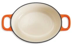 Habitat 2.4Litre Oval Cast Iron Casserole Dish - Orange -Home Sales Store 9606766 R Z002A