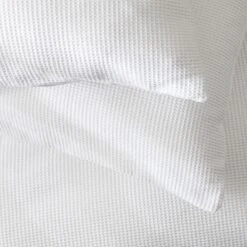 Habitat Cotton Waffle Plain White Bedding Set - Single -Home Sales Store 9607064 R Z003A