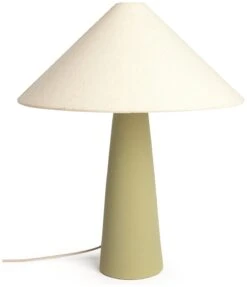 Habitat Conical Ceramic Table Lamp - Olive & Beige -Home Sales Store 9610264 R Z001C