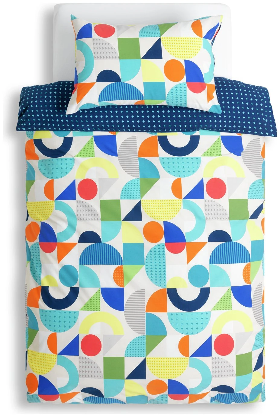 Habitat Kids Geo Shapes Twin Pack Bedding Set - Double 5 Habitat Kids Geo Shapes Twin Pack Bedding Set - Double - Image 3