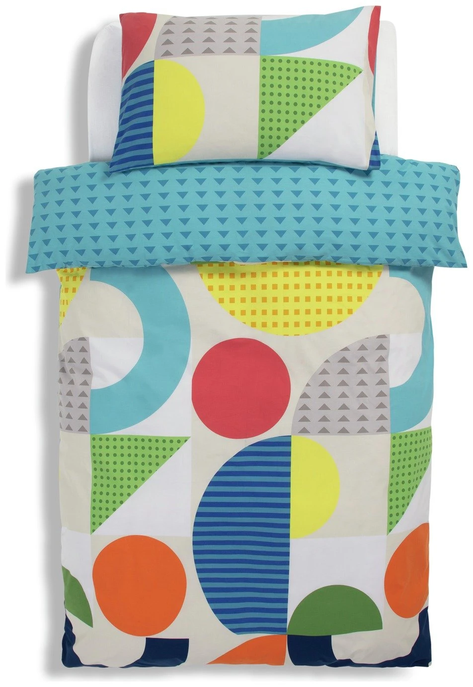 Habitat Kids Geo Shapes Twin Pack Bedding Set - Double 7 Habitat Kids Geo Shapes Twin Pack Bedding Set - Double - Image 5