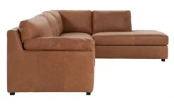 Habitat Florence LeatherRight Hand Corner Chaise Sofa - Tan -Home Sales Store 9611586 R Z003A