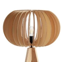 Habitat Achille Ash Wooden Tripod Floor Lamp - Oak -Home Sales Store 9615489 R Z005A