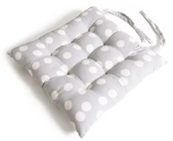 Habitat Spot Pack Of 2 Seat Cushion - Grey And White 7 Habitat Spot Pack Of 2 Seat Cushion - Grey And White -Home Sales Store 9616787 R Z002A
