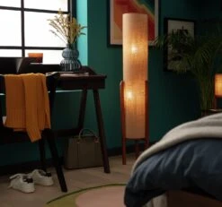 Habitat Arbaa Woven Column Floor Lamp - Natural -Home Sales Store 9622939 R Z002C