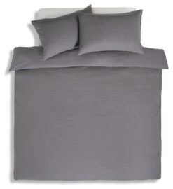 Habitat Cotton Waffle Plain Charcoal Bedding Set - Single 10 Habitat Cotton Waffle Plain Charcoal Bedding Set - Single -Home Sales Store 9625211 R Z002A