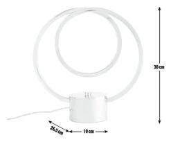 Habitat Pill Metal LED Table Lamp - Brushed Chrome -Home Sales Store 9625345 R E001