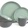 Habitat Two Tone 16 Piece Stoneware Dinner Set 2 Habitat Two Tone 16 Piece Stoneware Dinner Set -Home Sales Store 9626997 R Z001A