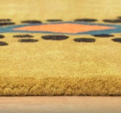 Habitat Kids Dragon Shaped Rug - Mustard - 100x150cm -Home Sales Store 9627817 R Z002C